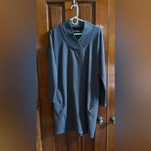 Athleta, heather gray, size medium sweatshirt dress